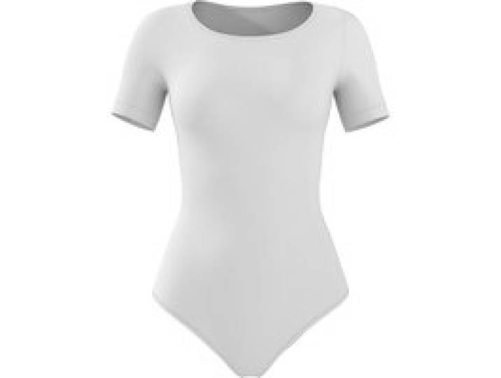 ESMARA® Body à manches courtes effet sculptant femme (blanc, XXL(50/52))