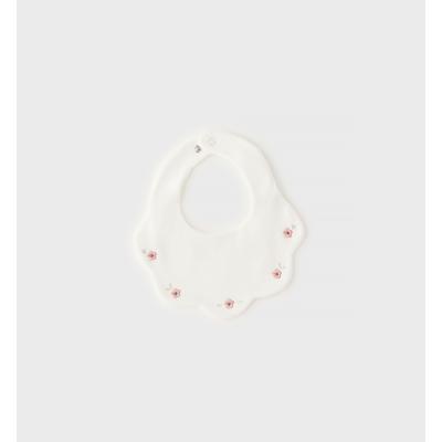 Lätzchen IDO "BABY GIRL ACCESSORIES", Baby, weiß (sanftes weiß), 100% Baumwolle, Lätzchen