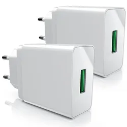 Aplic 2x USB-Ladegerät (3000 mA, 2-tlg., Quick Charge 3.0 USB-Ladegerät 1x USB A QC 3.0 Port / max. 3A über QC)