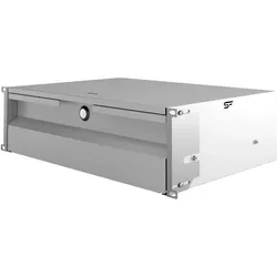 Kab24 Stalflex Rack Drawer 19" 3U, 320mm, Gray RD19-3U-320G (19 Zoll Rack), Serverschrank, Grau