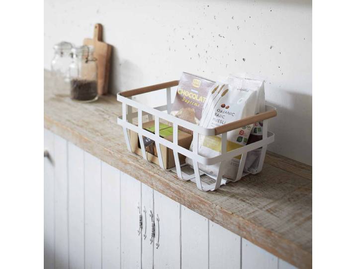 Panier Tosca 36 x 16 x 22cm Blanc