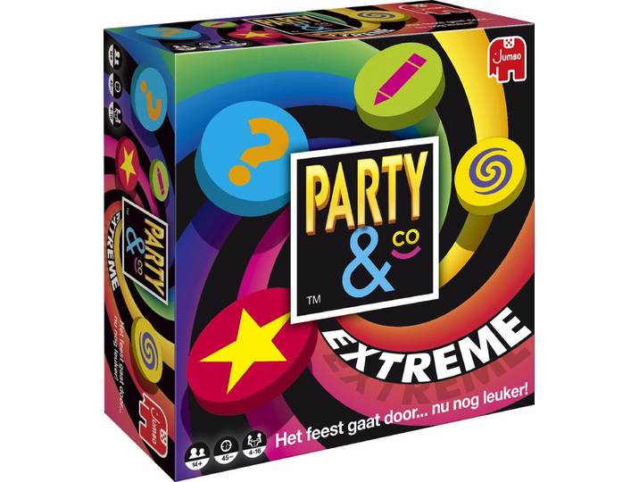 Jumbo Party & Co Extreme - Bordspel - 12 uitdagingen - 4 tot 16 spelers