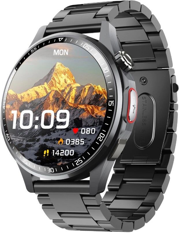 INF F240 Smartwatch kompatibel mit der Joeme Fit App — 1.55 inch 360x360 sRGB Display, Bluetooth 5.3, 150+ Sportmodi, 380mAh