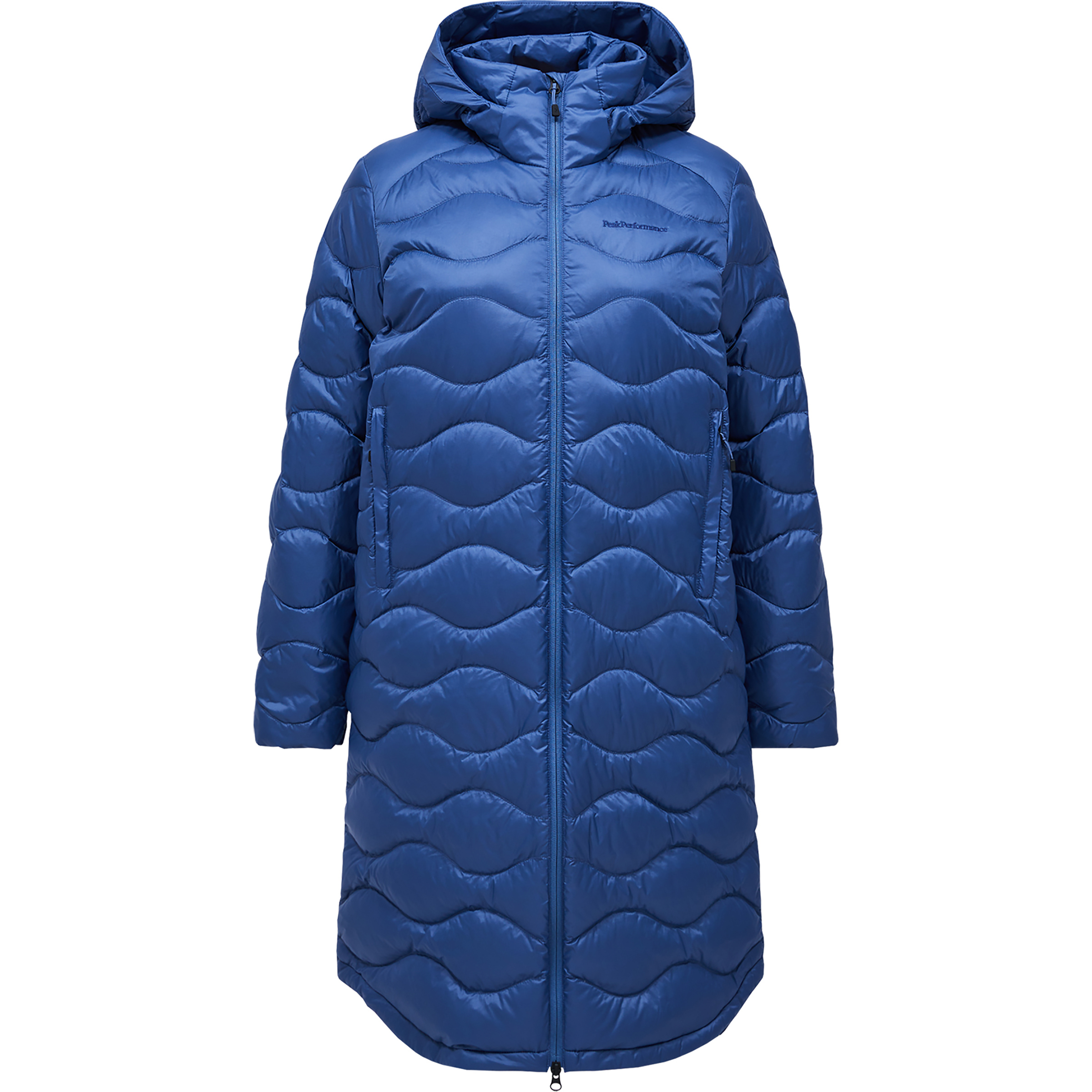 Peak Performance Helium Down Mantel Damen Winterjacke blau Größe M Lifestyle Isolierend Wasserabweisend