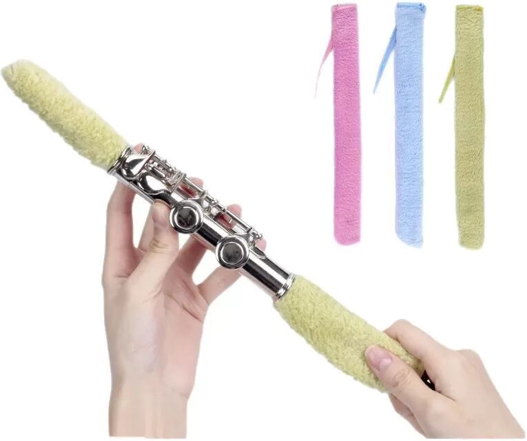 INF Effizienter Flöten-Klarinetten-Reinigungsstab - 30cm Länge Grün