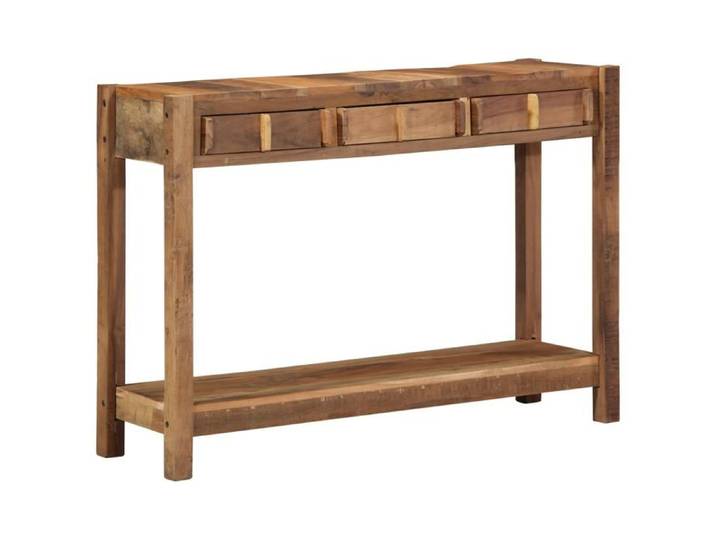 PROMOTION Table console - Scandinave - 107x33x76 cm - Bois massif Récupéré 37946 - BestMeuble