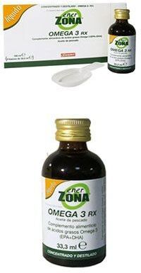 Ener Zona Omega 3 Rx 3 Bottles of 33 ml. Energy Zone