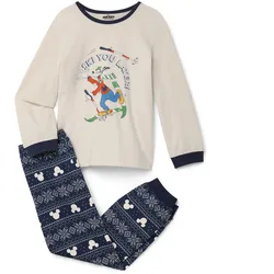 Tchibo - Kinder-Pyjama »Mickey and Friends« - Jungen - Gr. 98/104 - weiß