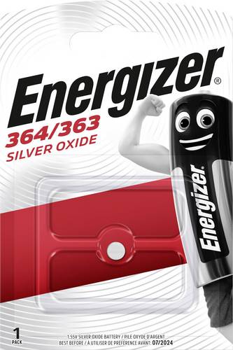 Energizer Knopfzelle 364 1.55V 23 mAh Silberoxid SR60