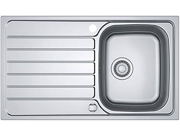FRANKE SPARK SKL 611 Küchenspüle Einbauspüle Spülbecken Spüle Edelstahl Leinen reversibel 860x500mm 101.0511.928 (12267)