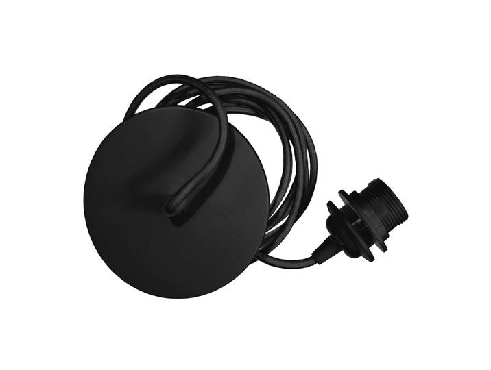 UMAGE - Rosette Lampenfassung-Set, schwarz