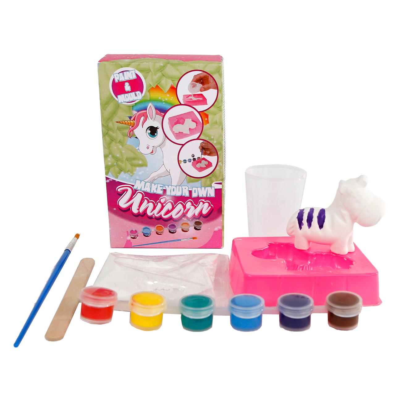 Roost Gips-und Malset Einhorn 590184 inkl. Zubehör (590184)