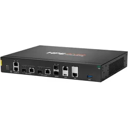 Aruba HPE Networking 9106 RW 2x SFP+ 2x Combo 2x PoE Hybrid Gateway EU en, Router, Schwarz