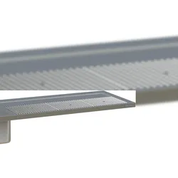 HAGOLA Schankdeck-Abdeckung ,umlaufend Abkantung,  1800x50x700mm (BxHxT), 1 Becken 500x300mm