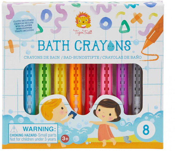 Pochette 8 Crayons pour le bain - Tiger Tribe