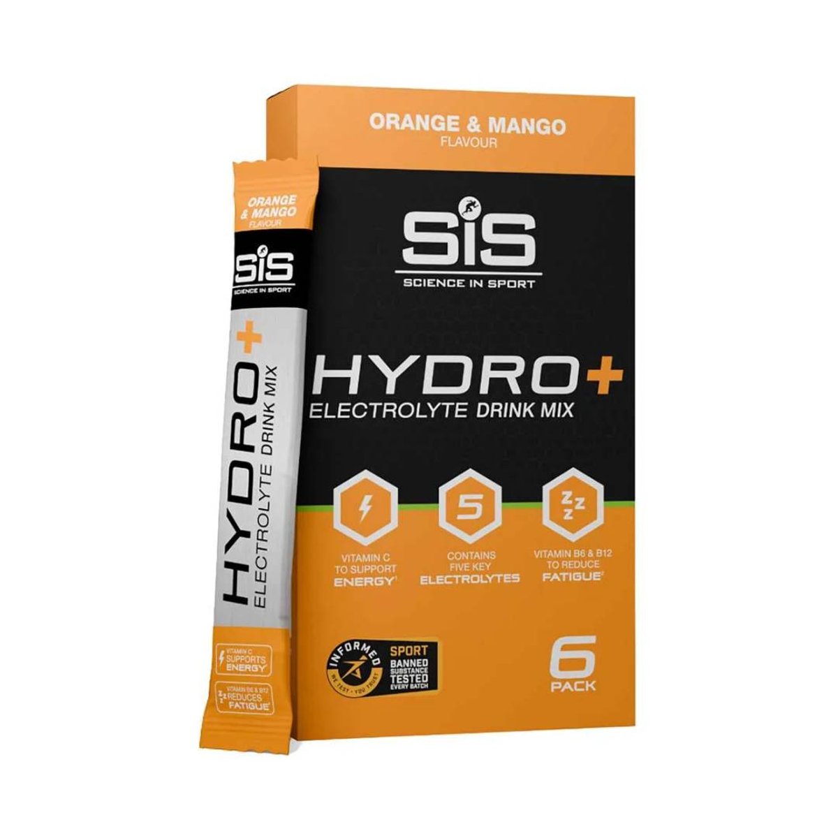 Bebida Eletrolítica SIS GO Hydro+ Laranja Manga 6x4,5g