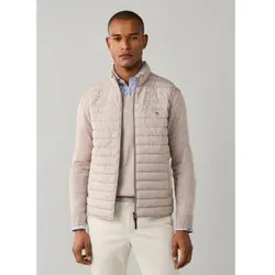 Hackett London für Herren. HM4000197 Weste Ultra beige (XXL), Lässig, Polyester