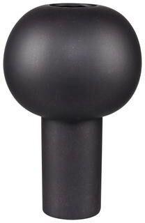 Elk Signature Elk Home Hawking Black Earthenware 10 Inch Wide Vase