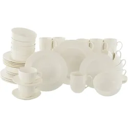 Tchibo - creaTable Service »Fleur Royal« - weiß