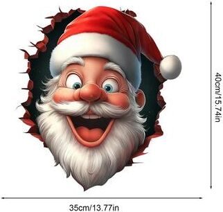 Lush Living Finds Holiday Home Decor Stickers For Home, Effect Peel And Stick Funny Christmas, Cartoon Decals Winter c