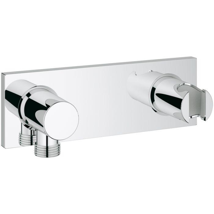 Grohe Grohtherm F Brauseanschlussbogen 27621000 mit integriertem Handbrausehalter, chrom
