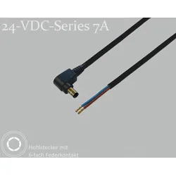 BKL 075911-750 - Adapterkabel, 750 mm, DC-Winkelstecker auf freie Enden