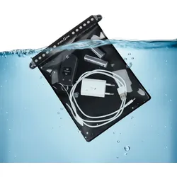 FIDLOCK HERMETIC MAXI Dry Bag transparent black