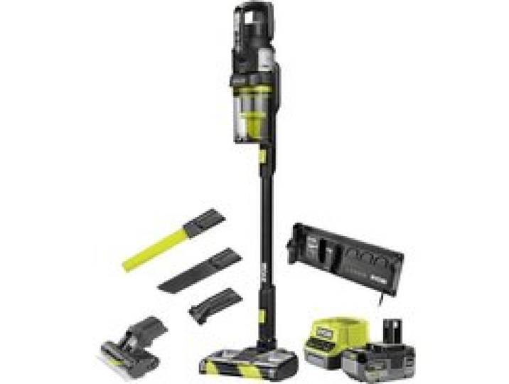 Aspirateur balai - RYOBI - Brushless 18V ONE+ - Anti-emmêlement - 135 AW - Bac 1 L