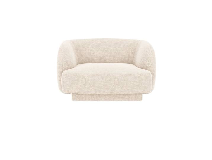 Designsessel „Miley“ Chenille Light Beige Chosen by Bloomingloft