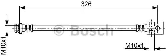 Bosch 1 987 481 973 Brake hose