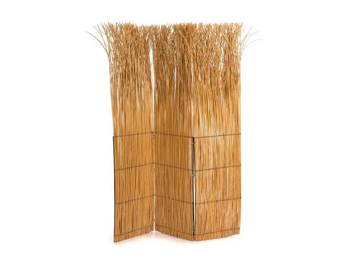 DESIGN DELIGHTS Paravent RAUMTEILER NATURE, honigfarben 160x120cm (LxB) Weide Paravent Trennwa