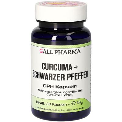 Curcuma+Schwarzer Pfeffer GPH Kapseln 30 St