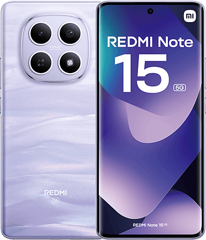 Xiaomi Redmi Note 15 5G, Púrpura, 512 GB, 12 GB RAM, 6.77" AMOLED FHD+, Snapdragon 6 Gen 3, 5520 mAh