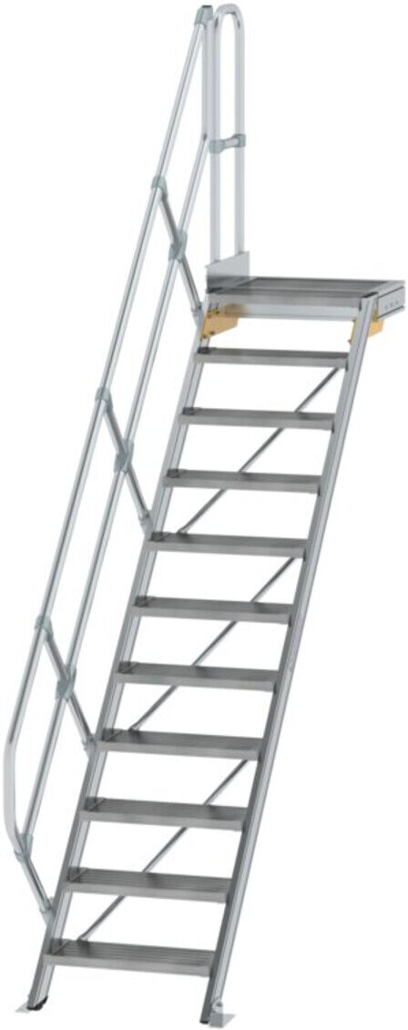 MUNK Aluminium-Treppe Plattform 45° 11 Stufen (600431)