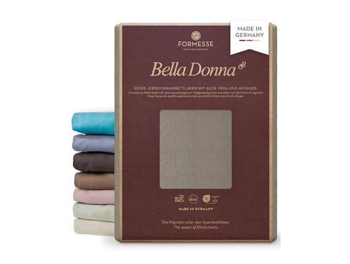 Bella Donna Jersey edles Spannbettlaken: Blickdicht, glatt, kein Pilling
