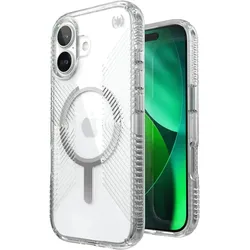 speck Presidio Perfect Clear Grip Case MagSafe iP 17 (Apple iPhone 17), Smartphone Hülle, Transparent
