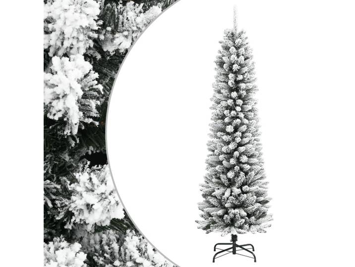 vidaXL Weihnachtsbaum 53/53/180 Cm Weiss Pvc, Weiß, Kunststoff, 180 cm, Dekoration, Weihnachtsdekoration, Christbäume & Zubehör