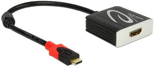 Delock 62730 USB-C / HDMI Adapter [1x USB-C Stecker - 1x HDMI-Buchse] Schwarz