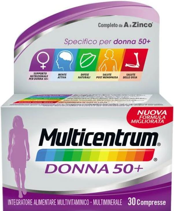 GMM FARMA Srl Multicentrum Donna 50+, 30 compresse