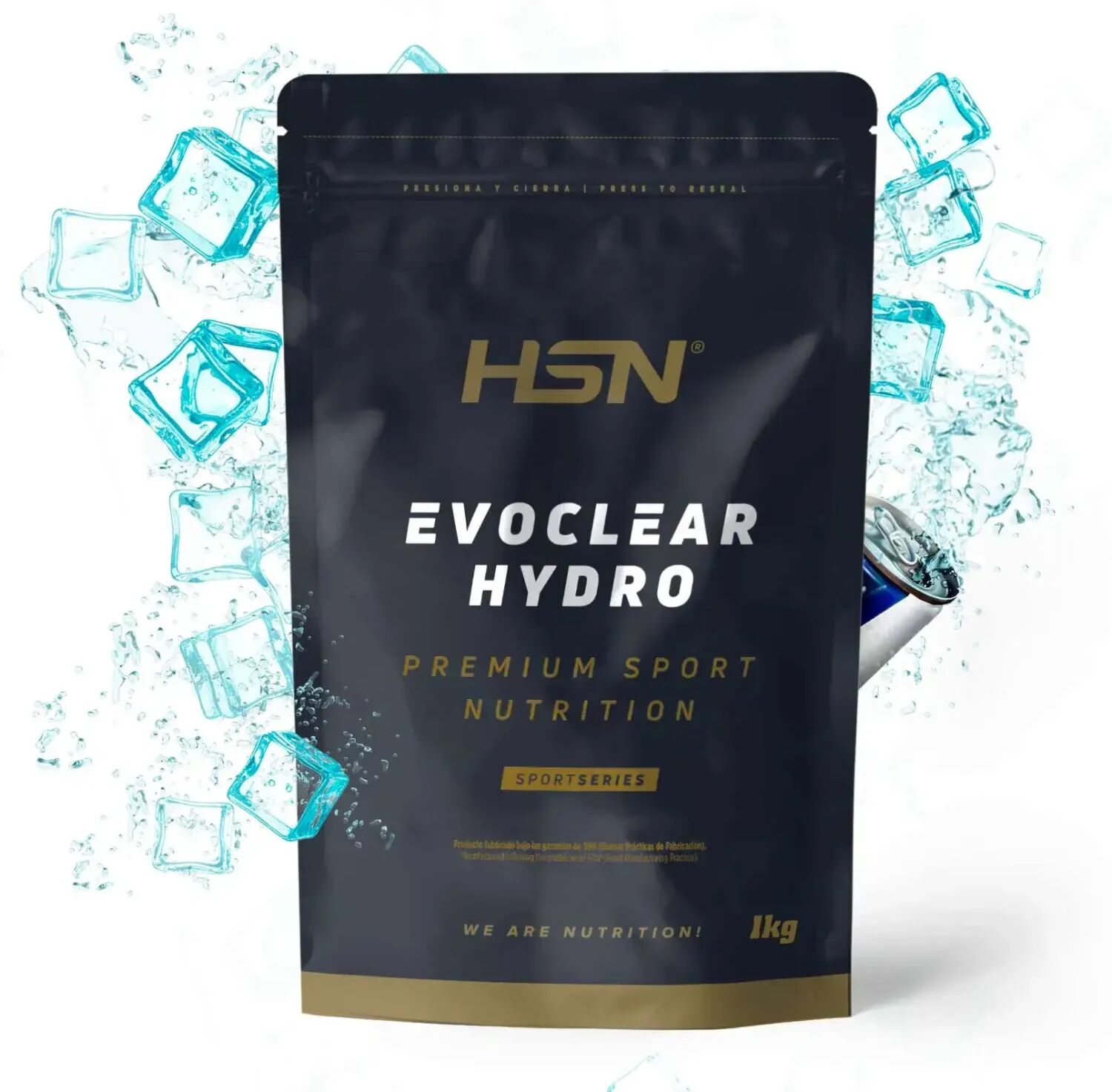 HSN Evoclear hydro 1kg bebida energética - Proteínas Hidrolizadas - Polvo - 40  Servicios