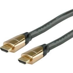 ROLINE 4K PREMIUM HDMI Ultra HD Kabel mit Ethernet, ST/ST, schwarz, 7,5 m 11.04.5805