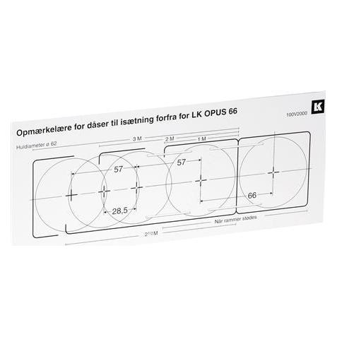 LK Opus 66 Anreisslehre für Frontstutzen (Kabelgebunden) (AAK100V2000)