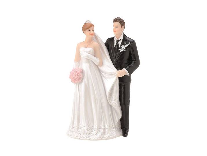 Glorex Hochzeitspaar Kunstharz 13.5 cm