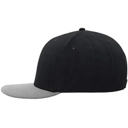 Basecap Pro "MB6634" 6-Panel - schwarz/grau