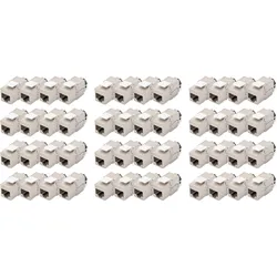 Digitus CAT 6A Keystone Jack, geschirmt, 48 Stück werkzeugfreie Verbindung (Keystone Modul), Zubehör Netzwerk