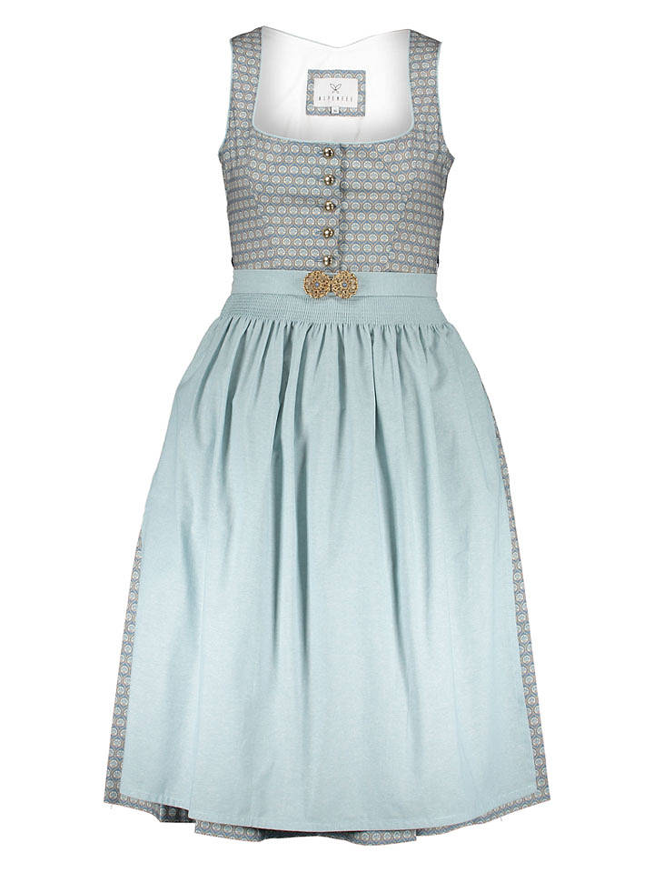 Alpenfee Dirndl "Polly" in Hellblau - 32