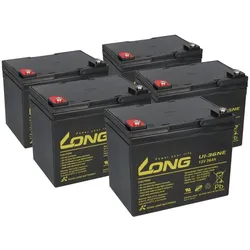 5x Kung Long U1-36NE 12V 36Ah (60V) - 60V Elektromobile & E-Scooter - M6