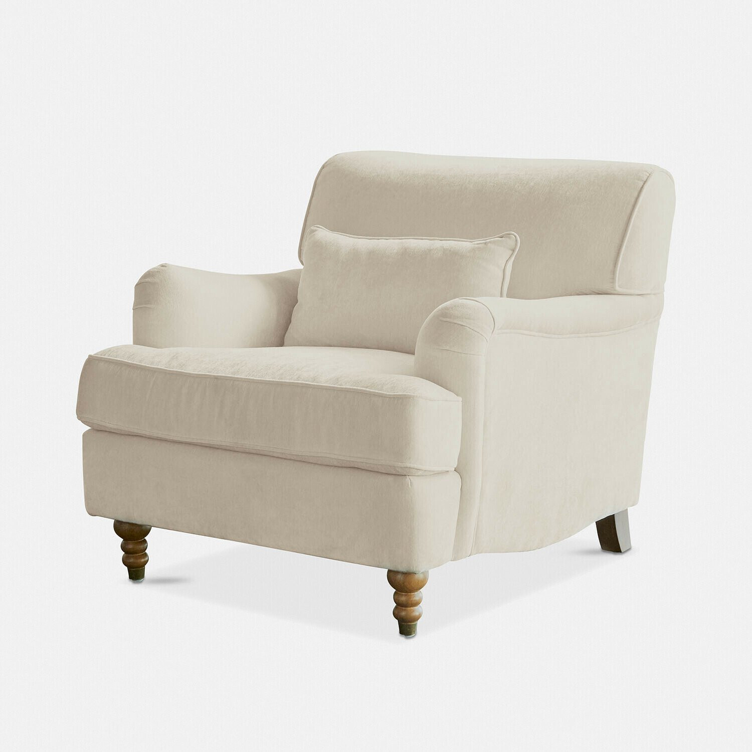 Loberon Fauteuil Isa crème