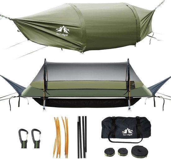 Hängematte mit Moskitonetz - wasserdichte Outdoor-Zelt - für 1 Person - ideal zum Wandern, Campen und für den Garten - Hängematte für 2 Personen, geeignet für den Einsatz im Freien und in der Wildnis