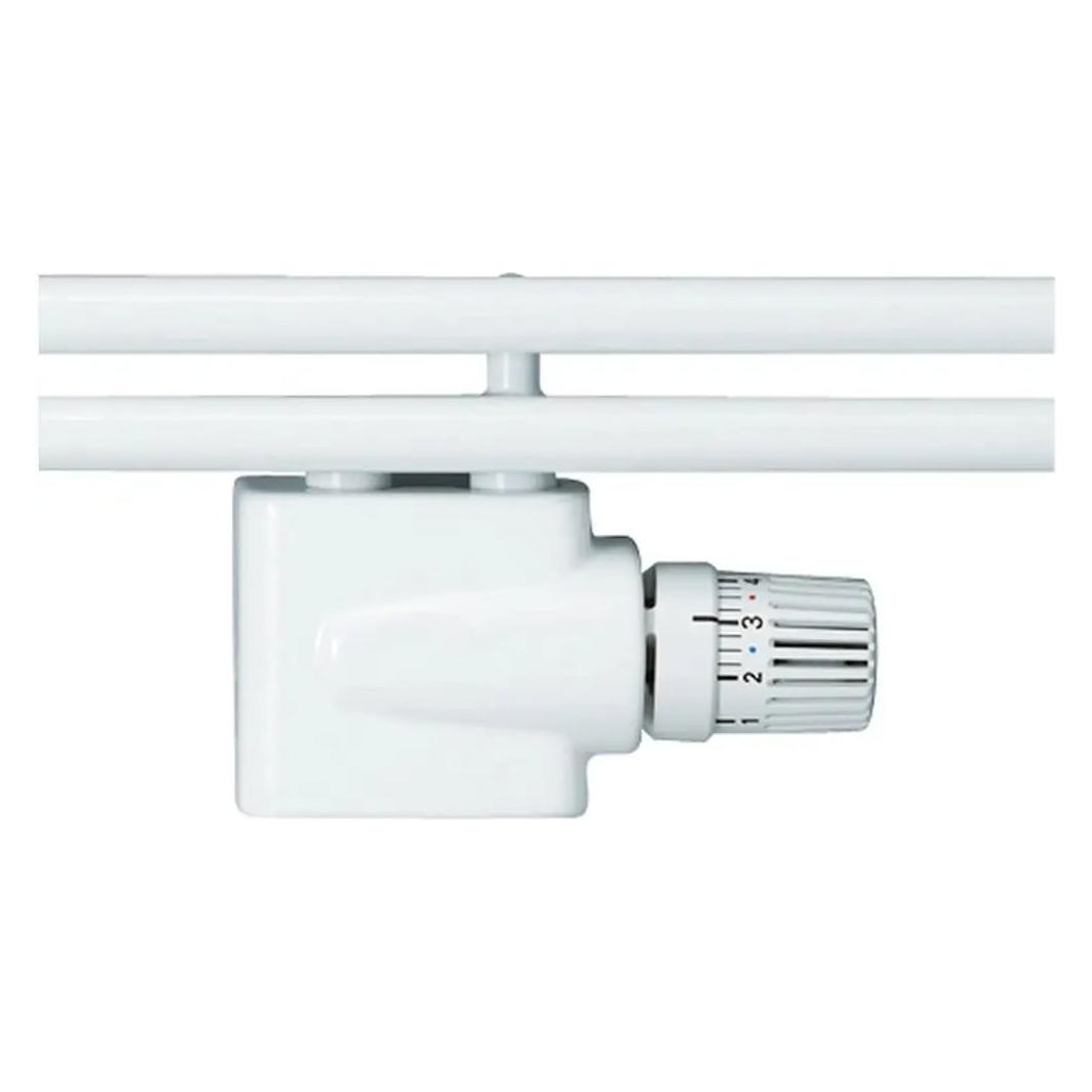 Schubiger Vario Anschluss-Armatur weiss, ohne Thermostatkopf (976531)